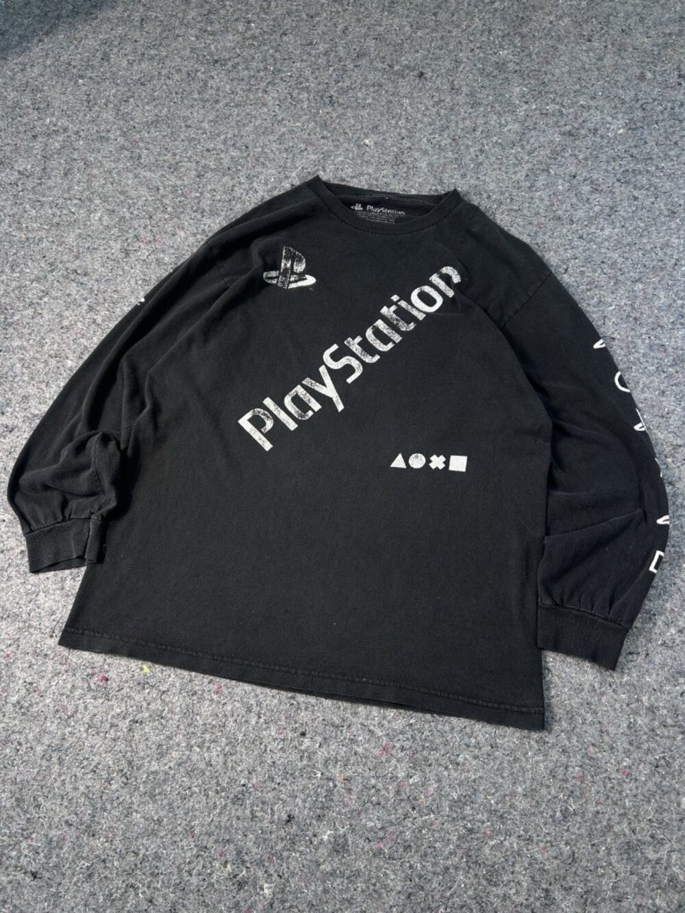 PlayStation PS Black Long Sleeve Shirt L